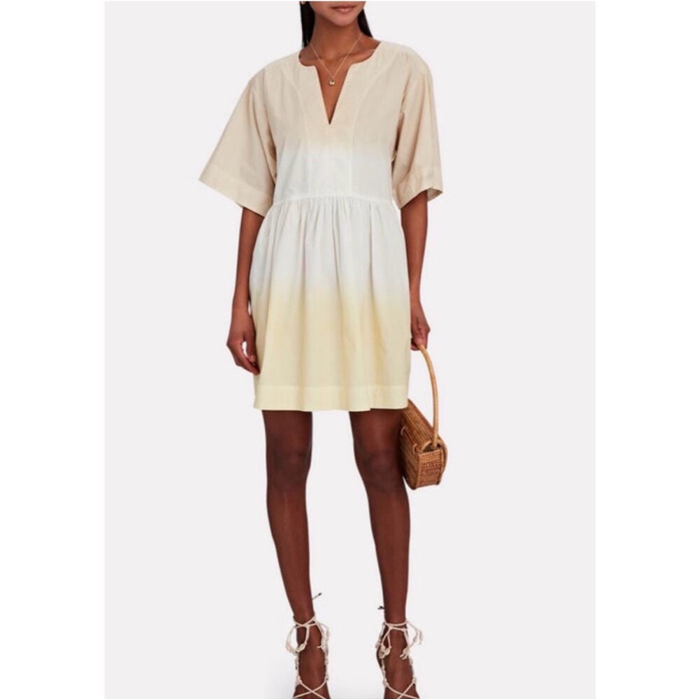 Elegant Cream and White Women's Dress